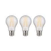 Arcchio LED-lampa Filament matt E2 A60 3,8W 3000K 806lm 3er