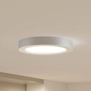 Prios LED-taklampa Edwina, silver, 25 cm, set om 3