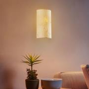 EMIBIG LIGHTING Vägglampa Aston, höjd 32 cm, korklook