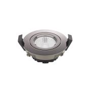 Sigor LED infälld takspot Diled, Ø 8,5cm, 6 W, Dim-To-Warm, krom