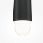 Maytoni Cascade LED-hänglampa, svart, 1 lampa
