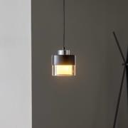 Avonni AV-4288-1BSY pendellampa i metall och glas