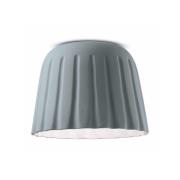 Ferroluce Taklampa Madame Gres keramik höjd 29 cm, grå
