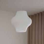 PR Home hängande lampa Sani, Ø44,5cm, vit, vit upphängning, E14