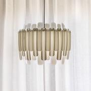 LZF LAMPS LZF Maruja pendellampa i trä, elfenben