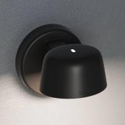 Glamox LED-vägglampa Motus Wall, dim to warm, svart