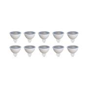 Prios LED-reflektor GU5.3 7.5W 621lm 36° vit 840 set om 10