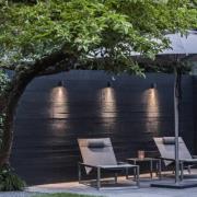 K.S. Verlichting Utomhusvägglampa Offshore, IP44, svart