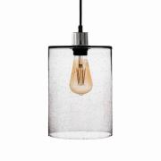 Solbika Lighting Hängande lampa Soda cylinder glas rökgrå Ø 18cm