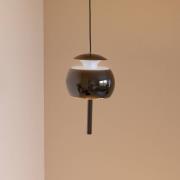 LOOM DESIGN LED-hänglampa Parachute, svart Ø 9,6 cm aluminium