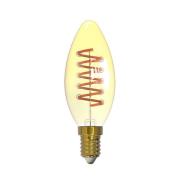 Arcchio LED-kronljuslampa, E14, 4,9 W, bärnsten, 1800 K