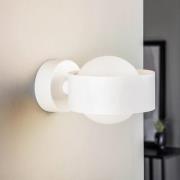 Argon Vägglampa Mado i stål, vit, 1 lampa