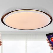 Globo LED-taklampa Xaver Smart Home dimbar CCT