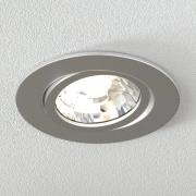 MEGAMAN LED-inbyggnadsspotlight Rico 6,5 W i borstat stål