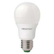 MEGAMAN LED-lampa E27 A60 5,5W, varmvit