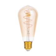 ORION LED-rustiklampa E27 ST64 4W amber 2 200 K dimbar