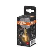 OSRAM Vintage1906 LED-dropplampa E14 3,4W guld dim