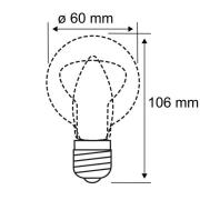 Paulmann LED-lampa E27 9W 2.700K matt, dimbar