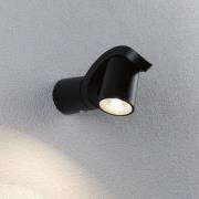 Paulmann LED utomhusvägglampa Cuff, sensor, antracit