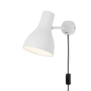 Anglepoise Type 75 vägglampa med kontakt vit