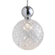 EBB & FLOW Uva L boll silver klar liten check