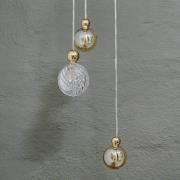 EBB & FLOW Uva L Hänglampa, boll guld, guld-rök