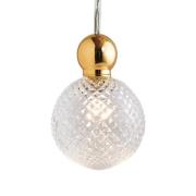 EBB & FLOW Uva M Hängande boll guld klar mini check