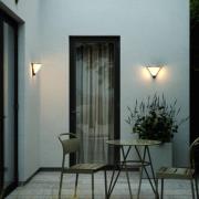 Nordlux Noorstad utomhusvägglampa, svart, plast, E27