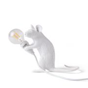 SELETTI muslampa LED-lampa dekorativ lampa USB sittande vit