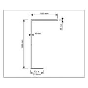 LED-golvlampa MAULsirius, svart, CCT, dimbar, sockel