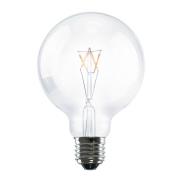 Segula LED-globlampa 24V DC E27 G95 3W 927 Filament