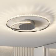 Lindby LED-taklampa Joline, Ø 45 cm, kristaller, metall