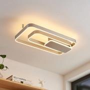 Lucande Kadira LED-taklampa, 60 cm, nickel