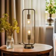 Lucande Tornike bordslampa, 2 lampor, järn
