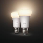 Philips Hue White 9 W E27 LED-lampa, 2-pack