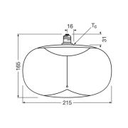 OSRAM LED Vintage Big Elipse E27 4W 818 Filament rök dimbar