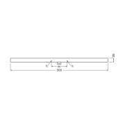 OSRAM LED-rörlampa S14d 4,7W rör 2.700K 50cm matt dimbar