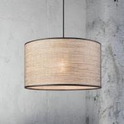 Lamkur Lighting Hänglampa Penelope, Ø 35 cm, ljusbrun, 1 lampa