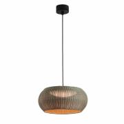 Bover LED-utomhushänglampa Perris, brun/brun, Ø 47 cm