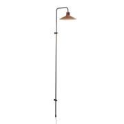 Bover vägglampa Platet A/05, svart/terrakotta, 142 cm, E14