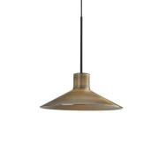 Bover LED-hänglampa Platet, svart/messingfärgad