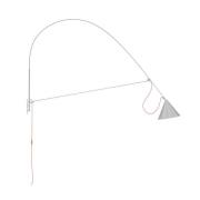 midgard LED-vägglampa AYNO XL, grå/orange, 3.000 K 220 cm