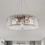 Maytoni Recinto hänglampa, Ø 40 cm, kristall, 6 x E27