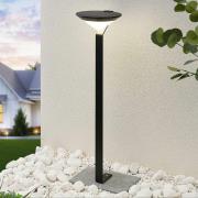 Lindby Clamor LED-väglampa med PIR-sensor