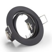 Trio Lighting Rund inbyggnadslampa Jura, svart