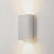 Lucande Anita LED-vägglampa silver höjd 17 cm