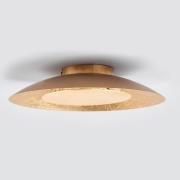 Lindby LED-taklampa Keti, Ø 35 cm, guld, rund, metall