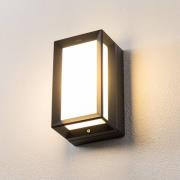 Bega utomhusvägglampa 22733 E27, grafit, gjuten aluminium, glas