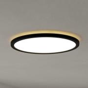 EGLO connect LED-taklampa Rovito-Z, svart, Ø 39 cm