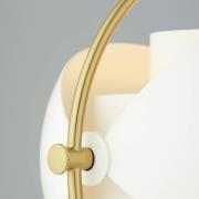 GUBI Multi-Lite bordslampa, höjd 50 cm, mässing/vit